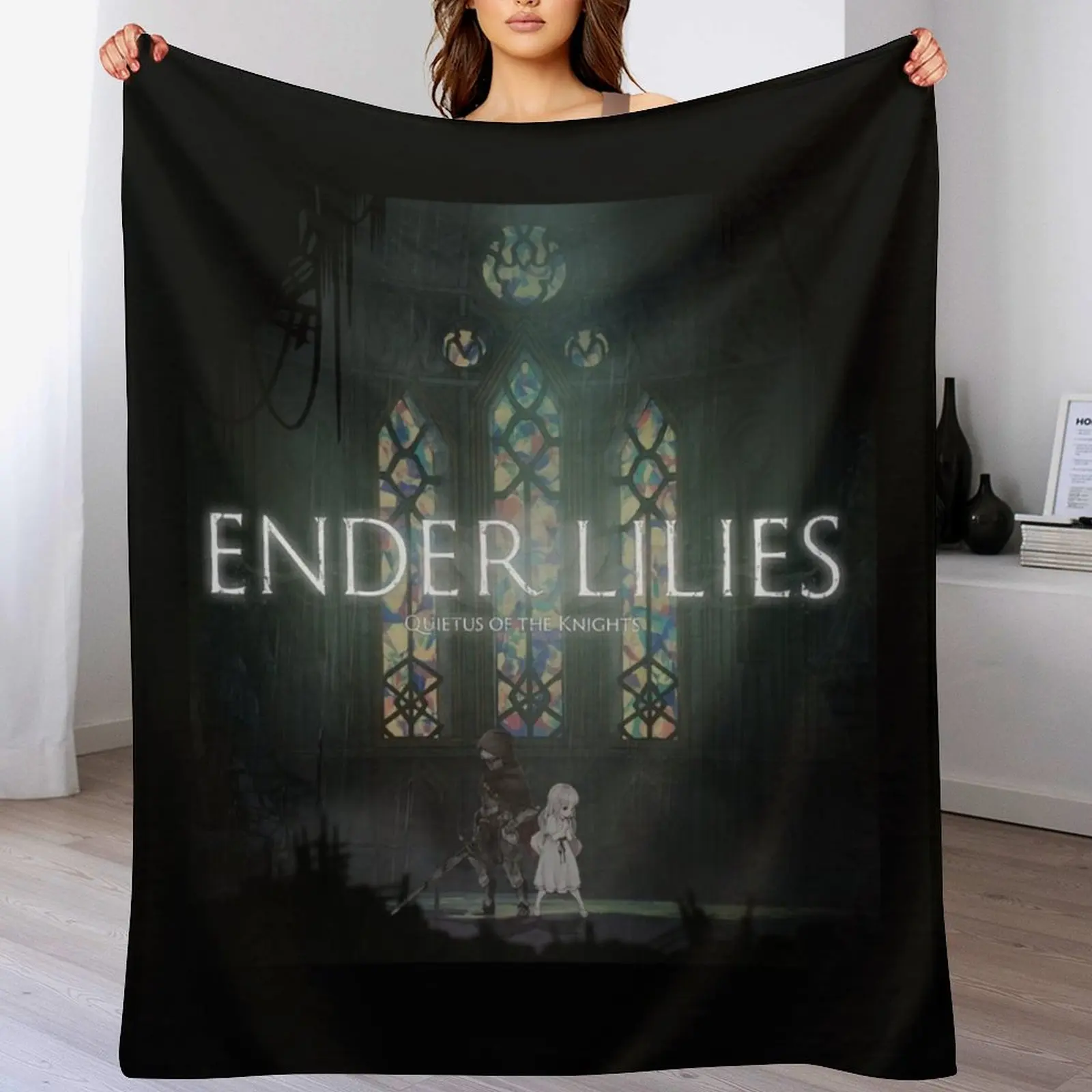 

ENDER LILIES QUIETUS OF THE KNIGHTS Throw Blanket Durable Warm Blanket for Daily Home Use