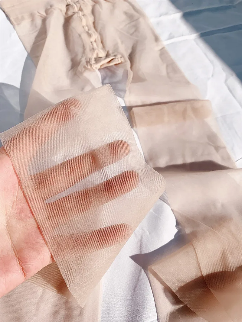DOIAESKV Hohe Taille Ultra Sheer 0D Damenstrumpfhose Atmungsaktive elastische Strumpfhose Sexy Schlankheitsstrümpfe mit Sonnenschutz – Detail 14