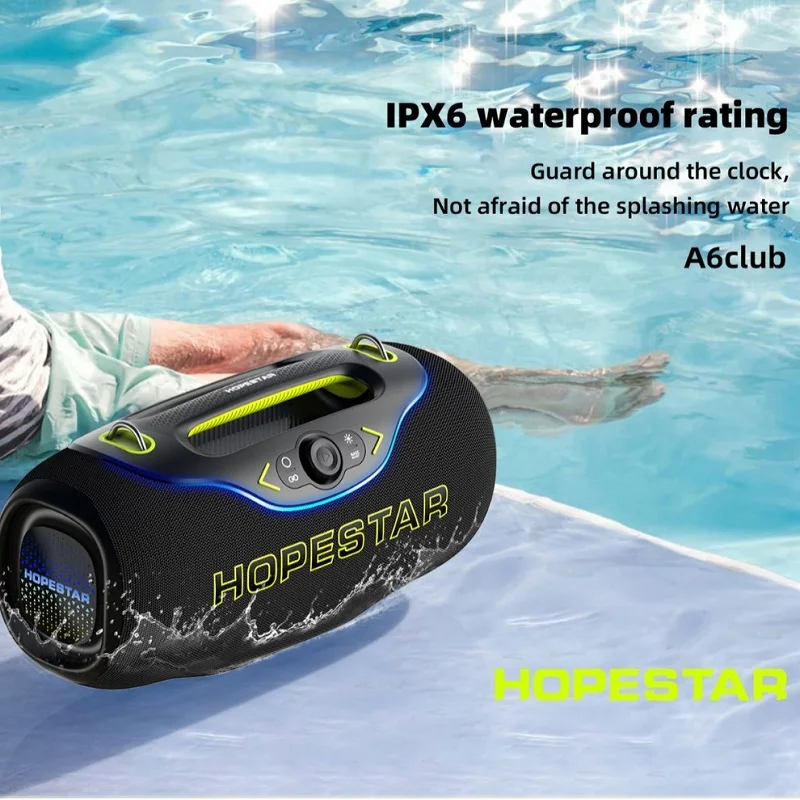 Hopestar A6club High Power 200W  Speaker IPX5 Waterproof Portable Rechargeable Party Box for Home Outdoor