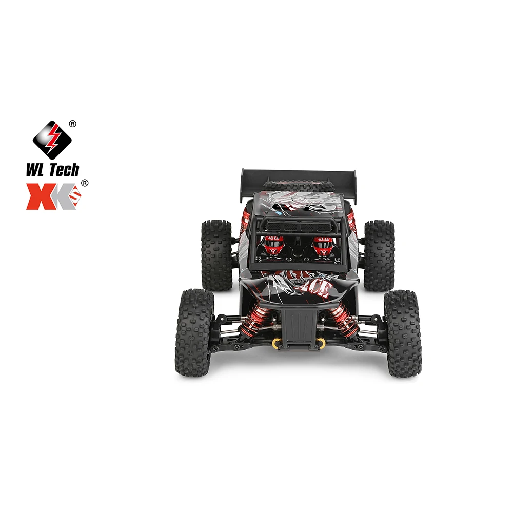 WLtoys-Controle Remoto Drift Car para Crianças, Alta Velocidade, Off-Road, Brinquedos Elétricos, Sem Escova, 4WD, Corrida, 124016, V8, 2.4G, 75km, h, 45A, 4300KV, Corrida