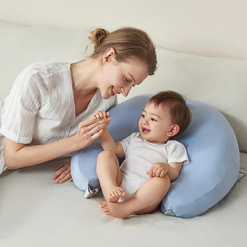 Baby Essentials Comodo cuscino da allattamento traspirante per neonati Cuscini per neonati Cuscino per il sonno laterale del bambino Supporto per cuneo regolabile