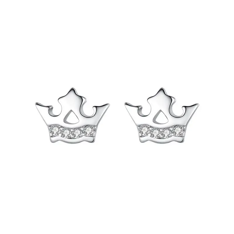 

Корона-гвоздики Boucle D'oreille Bijoux 2023, современные ювелирные изделия, серьги из стерлингового серебра 925 пробы