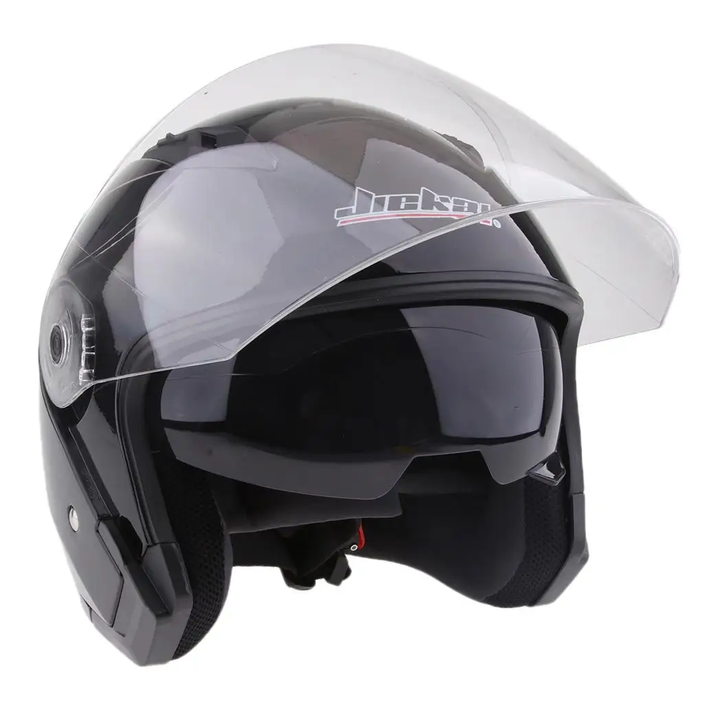 Flip Up Dual Visor Sun Shield Helmet Lightweight Buffer Layer Interior Moto Protective Gear for Summer Motorbike
