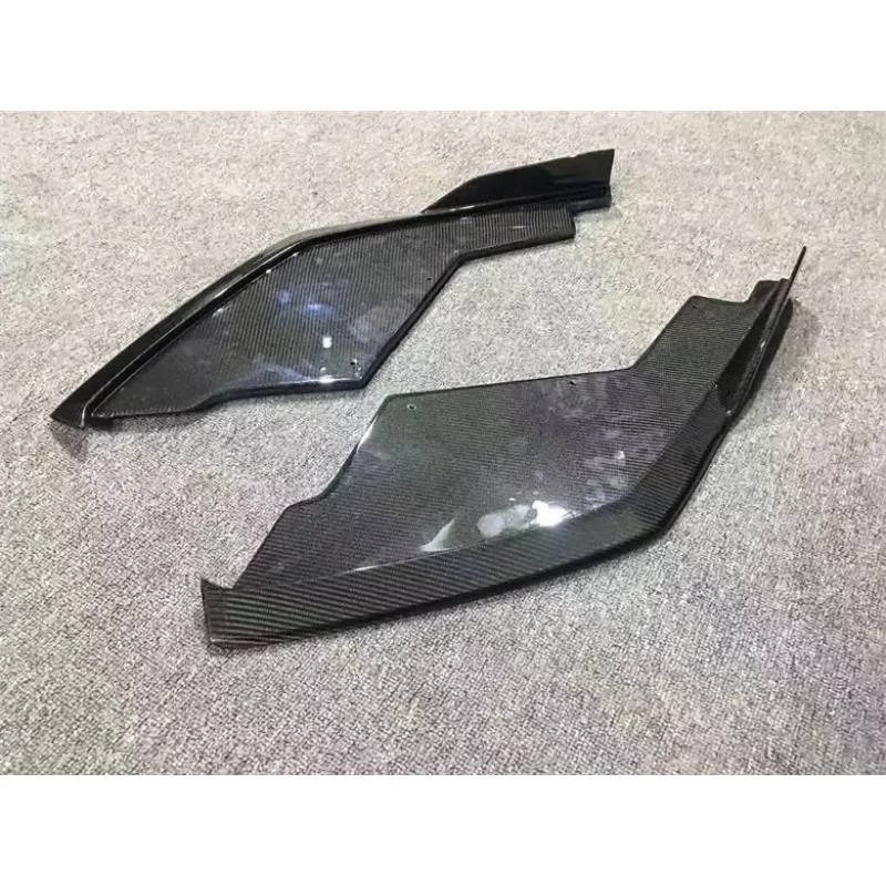 High Quality DMC Type Carbon Fiber Front Bumper Lip Type Front Scraper Spoiler Body Kit for LP610