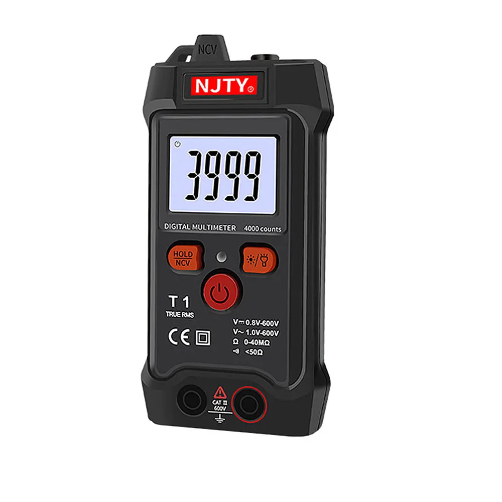 T1 Multimeter Digital Profesional AC DC Voltage Resistance Detector Smart Electrical On-off Tester Non-Contact Auto Range Tester