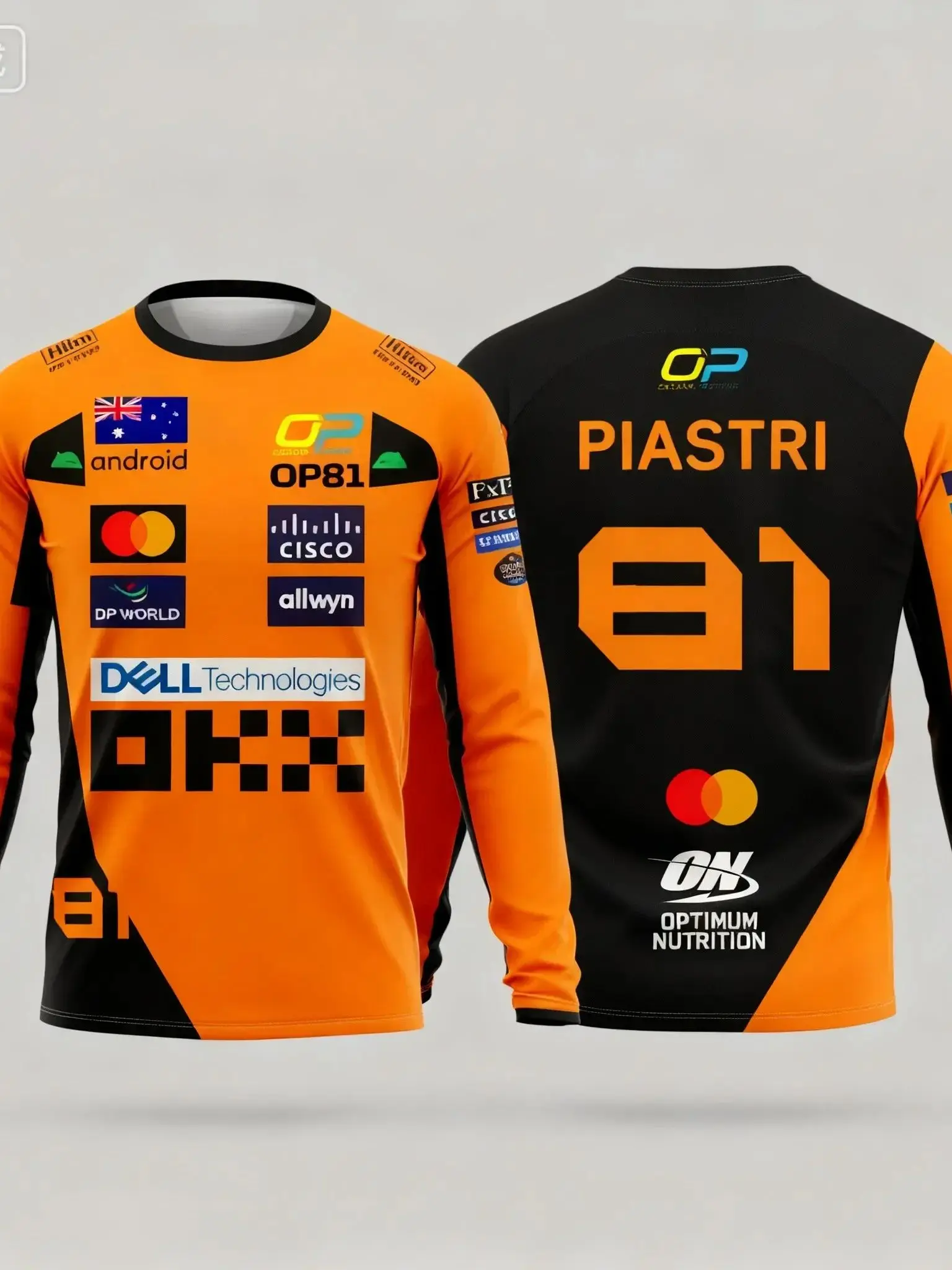 AliExpress NONE LANDO NORRIS 2025 NEW RACING STYLE LONG SLEEVE T SHIRT EXTREME SPORTS RACING WEAR BREATHABLE LONG SLEEVE SPORTSWEAR
