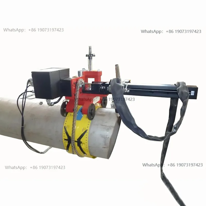 Portable CNC Pipe Cutting Machine Portable Pneumatic Powered Pipe Cutting Machine High Efficiency Pipe Cutting Machine