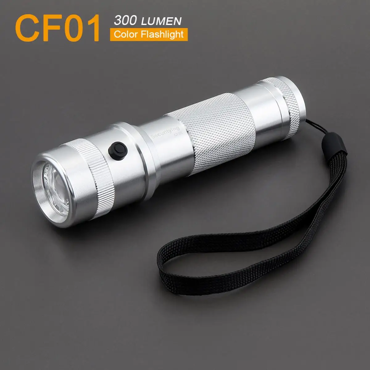 SecurityIng CF01 Zoomable Multicolor Flashlight in 1 LED Colorful Flashlight for Night Signal Light/ Photograph Effect Lamp
