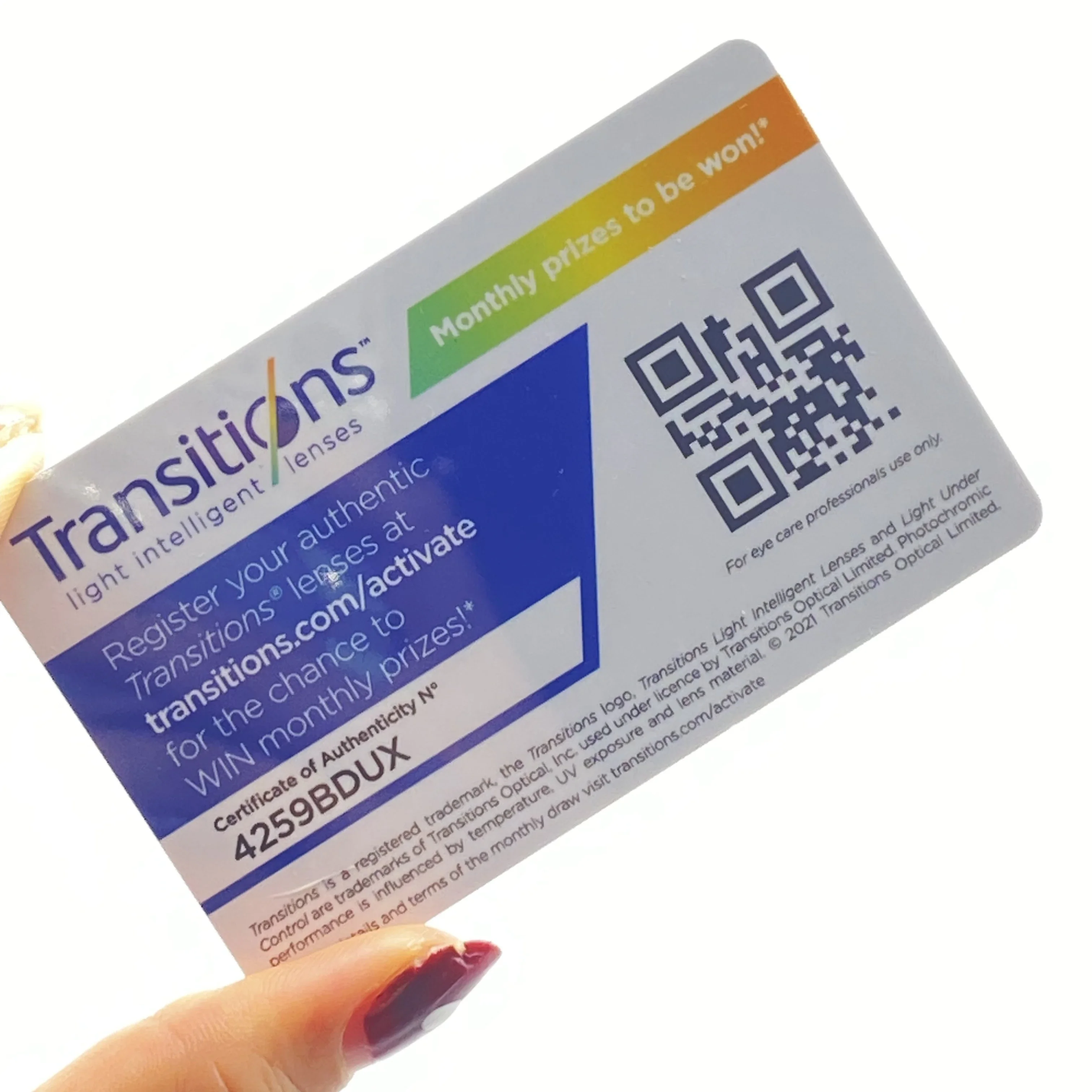 أفضل سعر مع حبل بطاقة الأعمال البلاستيكية الشفافة