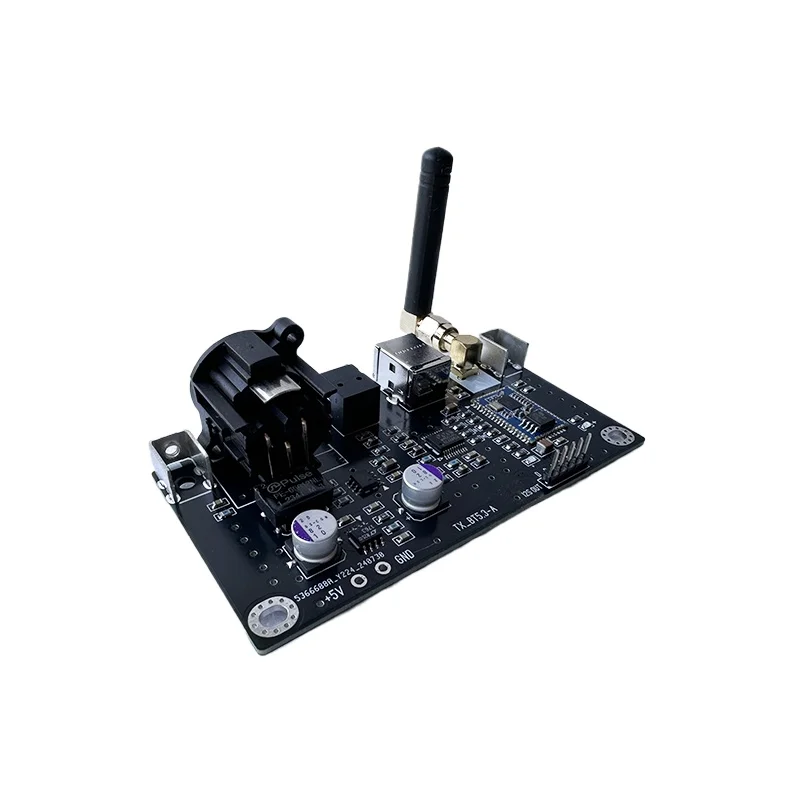 وحدة استقبال بلوتوث QCC5171 ، I2S ، محورية ، ألياف بصرية ، مخرج AES مع بطاقة إدخال USB ، LDAC لمضخم DAC