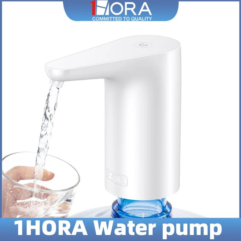 

1HORA Water pump Water Bottle Pump 5 Gallon Automatic Drinking Portable Electric Water Dispenser Switch 1200mAh Type C Charging