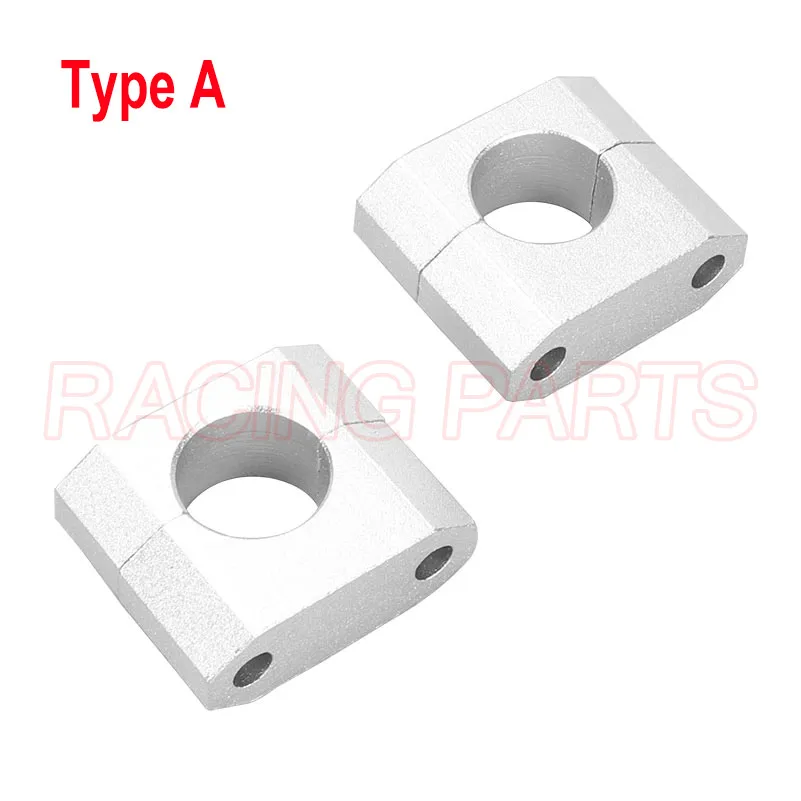 AlumInum Motorcycle Universal Handle Bar Handle Fat Bar Risers Mount Clamp Adaptor 28mm For Pit Dirt Bike Racing Accessories ATV