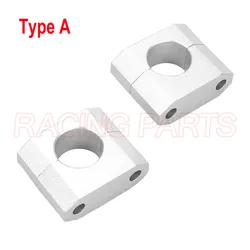 AlumInum Motorcycle Universal Handle Bar Handle Fat Bar Risers Mount Clamp Adaptor 28mm For Pit Dirt Bike Racing Accessories ATV