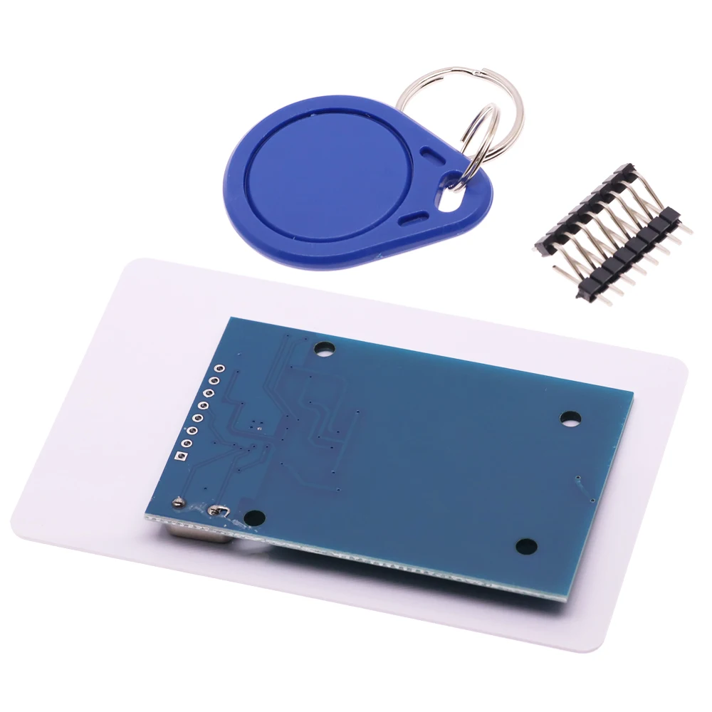 Módulo sem fio RFID IC para Arduino, MFRC-522, RC-522, RC522, chave, SPI, gravador, leitor, cartão IC, módulo de proximidade