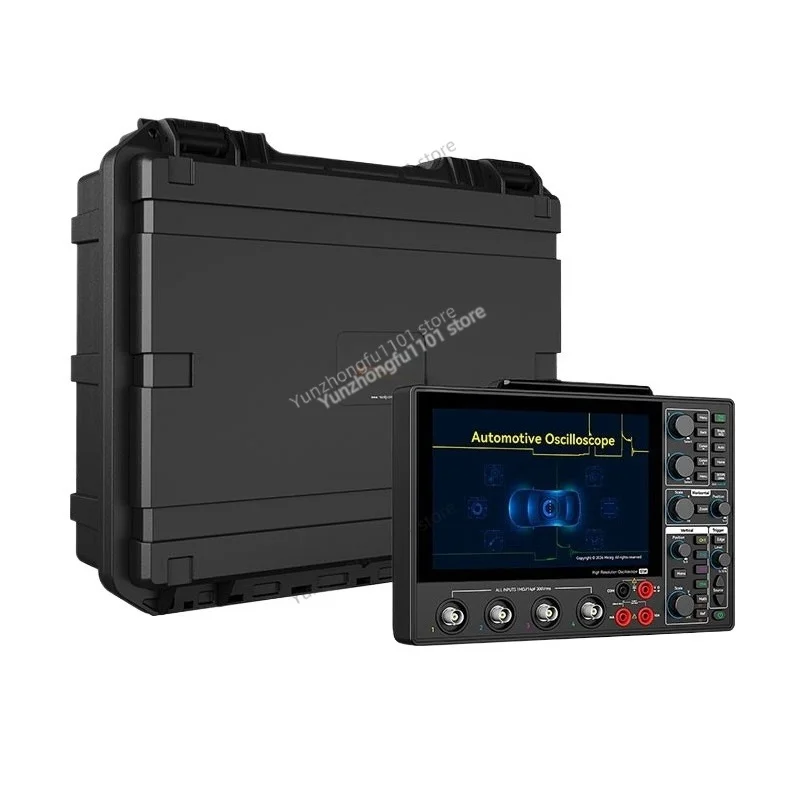 200MHz 12‑Bit High Resolution Automotive Oscilloscope Portable Diagnostic Scope for Car Sensor ECU Signal Test Vehicle