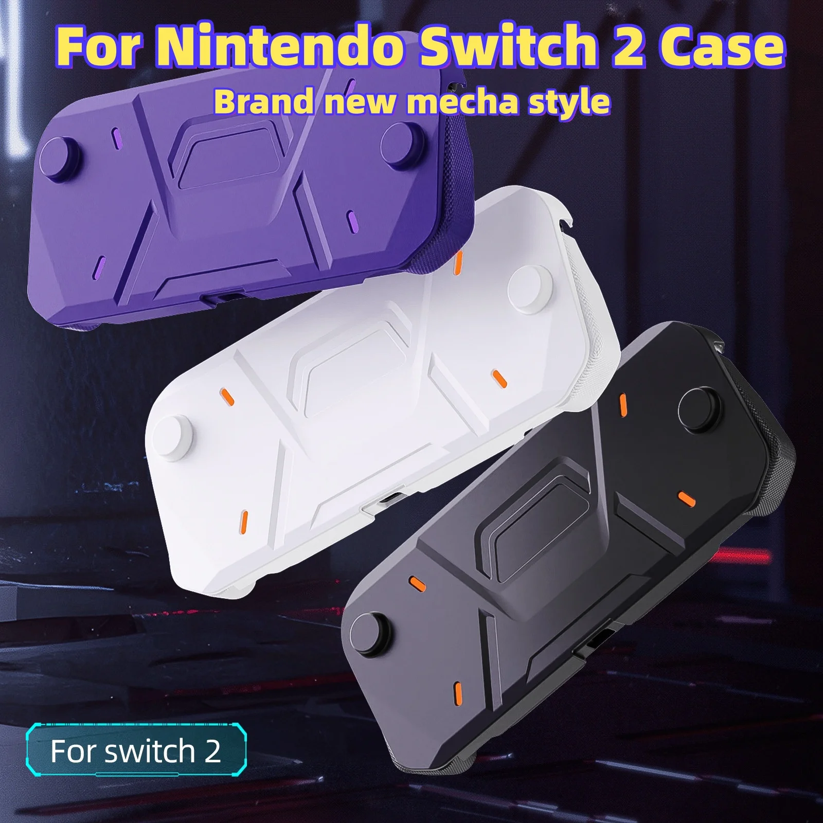 2 in 1 Case for Nintendo Switch 2(2025) Upgraded Protective Cover TPU+PC Anti fall design Case for Nintendo Switch 2 2025Funda