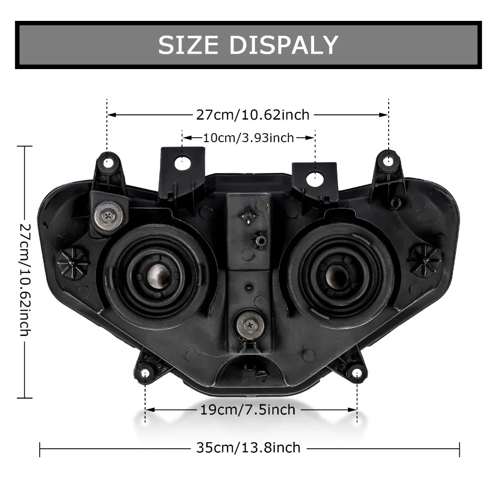 Motorcycle Headlight Assembly 2001-2003 Headlight Assembly for Suzuki GSXR600 GSXR750 GSXR1000 2001-2003