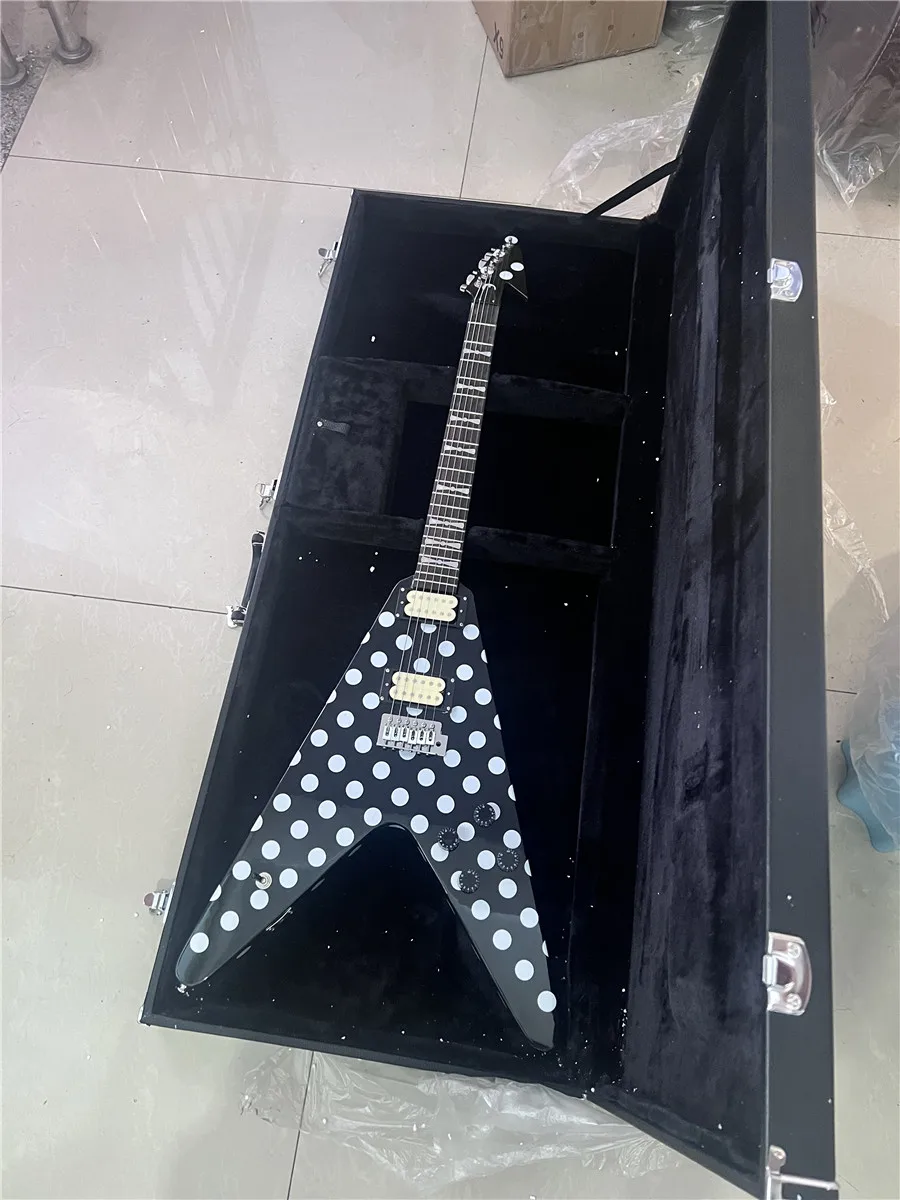 High quality custom Fork dovetail electric guitar case Hard case can be customized for free shipping