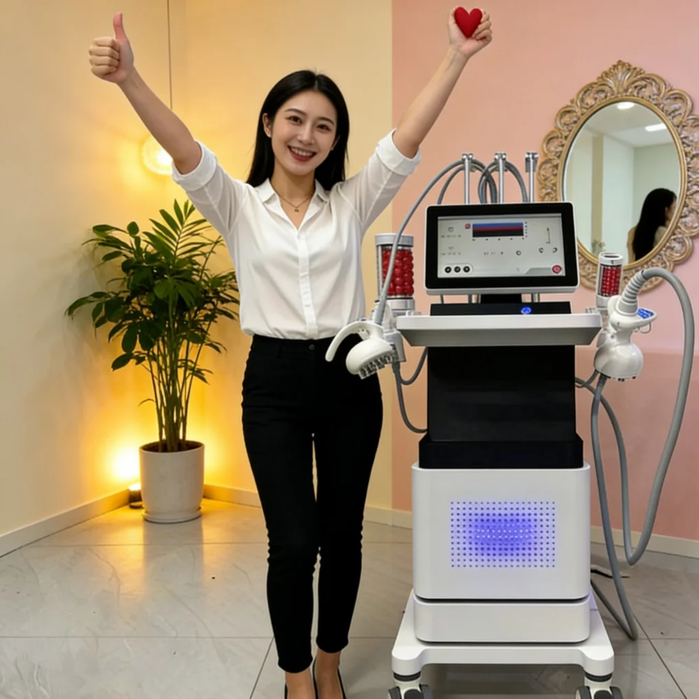 

Аппарат VENUS 4D RF для коррекции фигуры с внутренним роликовым массажером: уменьшение целлюлита, подтяжка кожи, похудение, улучшение состояния растяжек