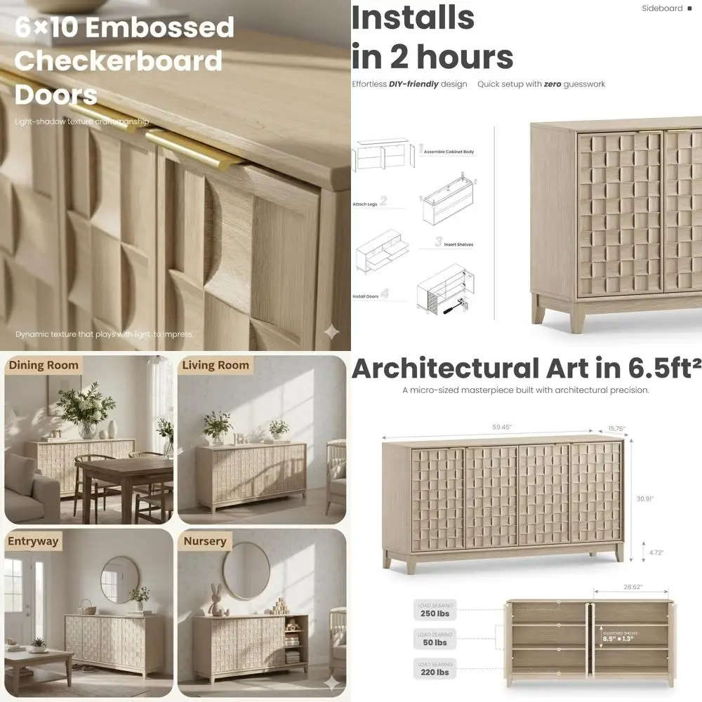 60 Sideboard Buffet…