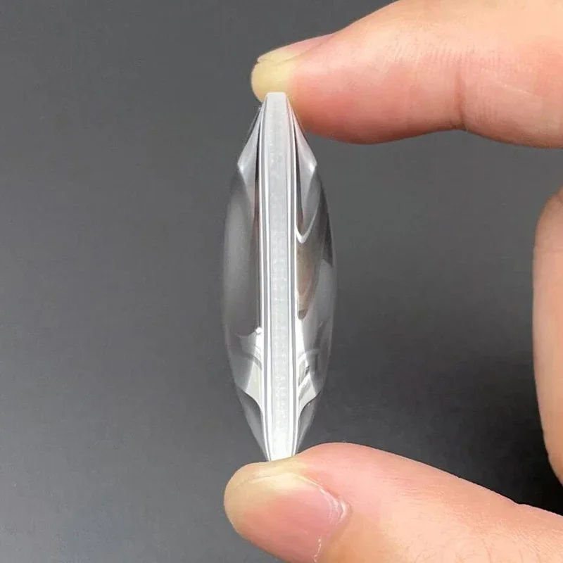 2PCS Double Sided Convex LED Lenses Diameter 20.8~37mm Plano Convex Lens PMMA Plastic Material Focusable Optical Lens