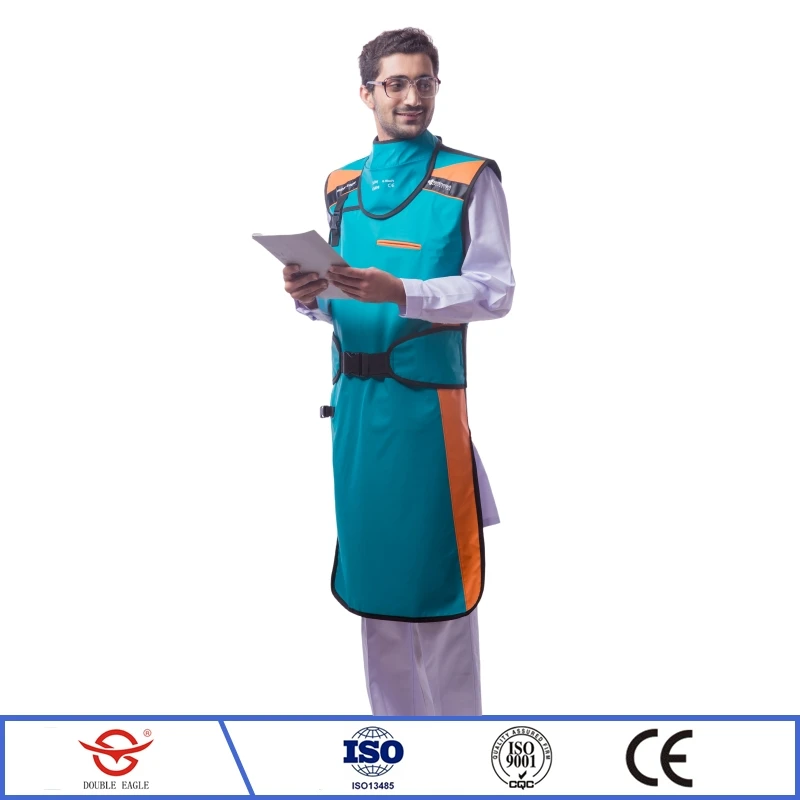 Хорошее качество рентгеновского гамма-излучения защитная 0,35/0,5 ммpb супер мягкий свинцовый жилет пальто радиологическая защита свинцовая одежда