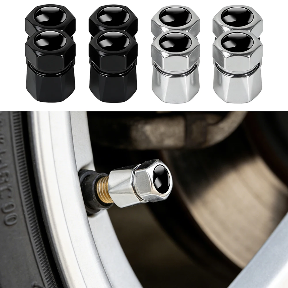 Capuchons de valve de pneu de voiture en aluminium, couvercle hermétique anti-poussière et étanche pour pneus de moto Hon-da CIV-IC CRV City Insight