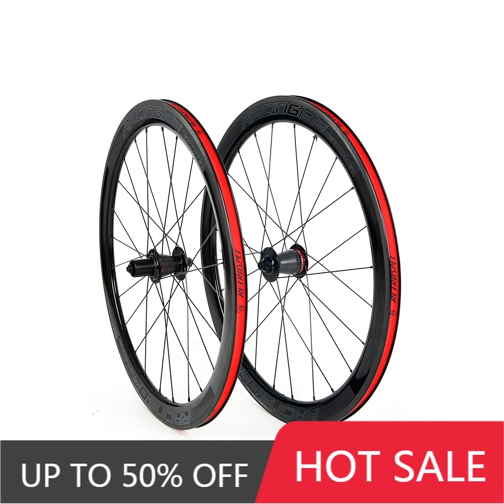 STLF Pillar Flat Spokes Clincher 50mm Carbon Rims Carbon Wheel Sets 700C for Road Bicycle