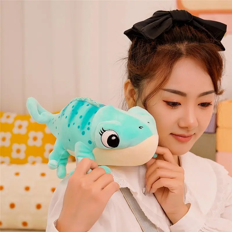 1PC 30cm Cartoon Real Like Lizard & Chameleon Plush Toys Creative Simulation Animal Reptile Stuffed Pillow Gifts