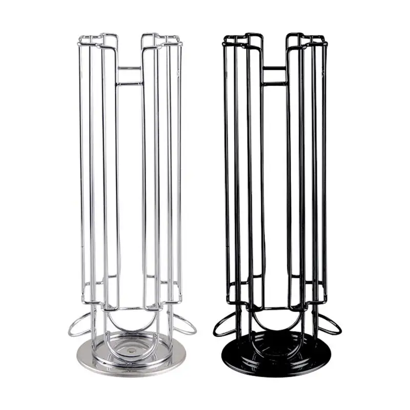 Rotatable Coffee Capsule Holder Display Compatible line Rack Nescafe Vertuo Espresso Pod Storage Organizer For Hotel Home Coffee