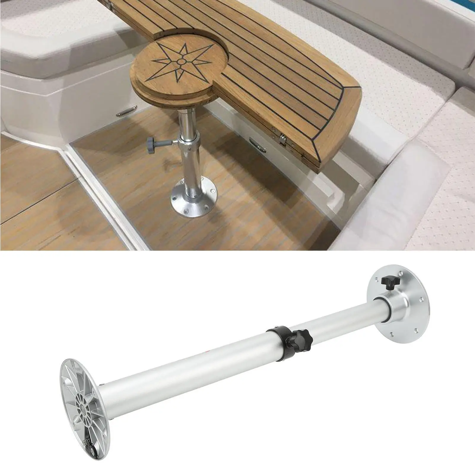 Adjustable Table Pedestal Stand RV Height Adjustable Desk Legs Stepless Lifting Exquisite Workmanship Boat for marine