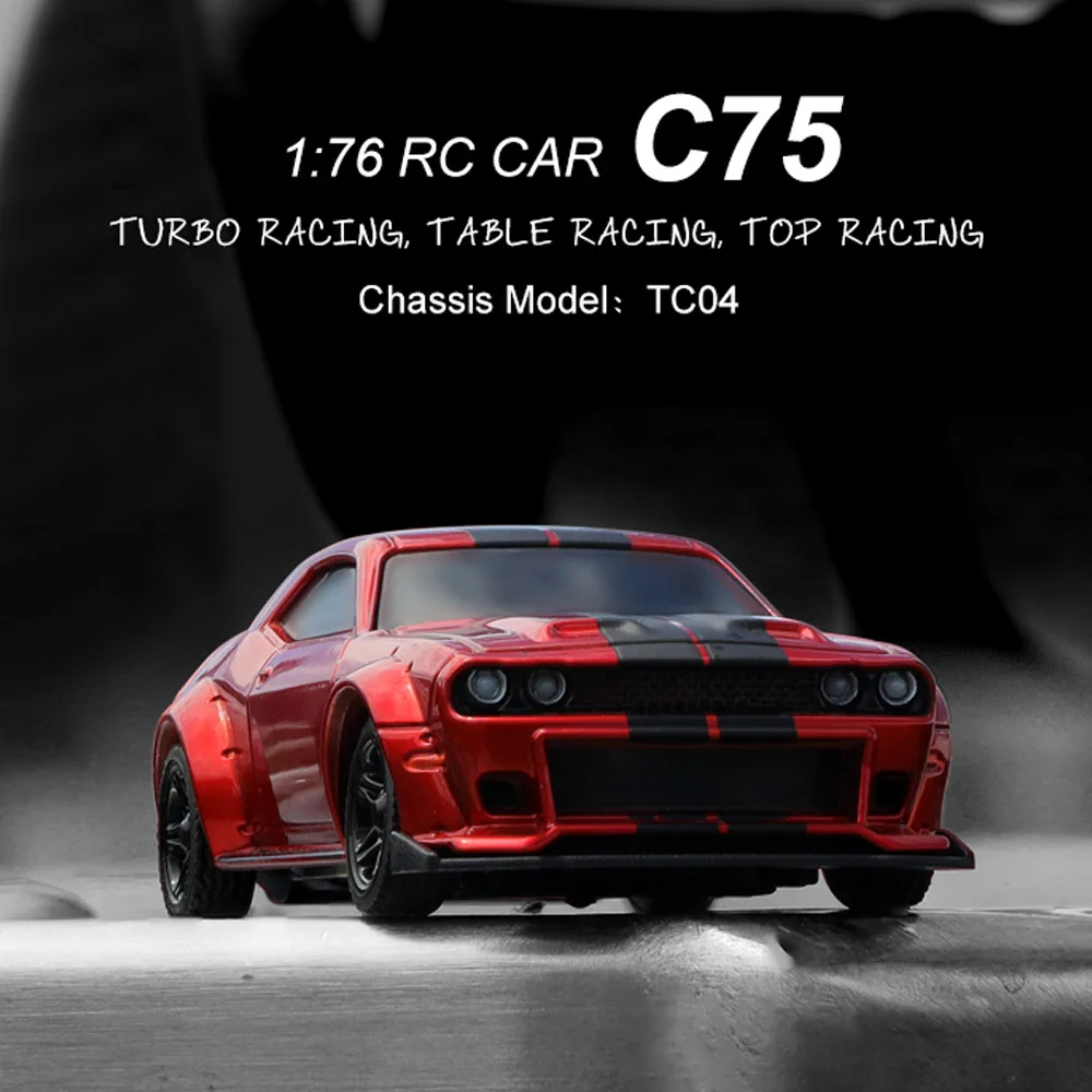 

C75 RTR 1/76 2.4G 2WD Mini RC Drift Car Turbo Racing Sports Truck on-road Full Proportional Remote Control Model Kids Adult Toys