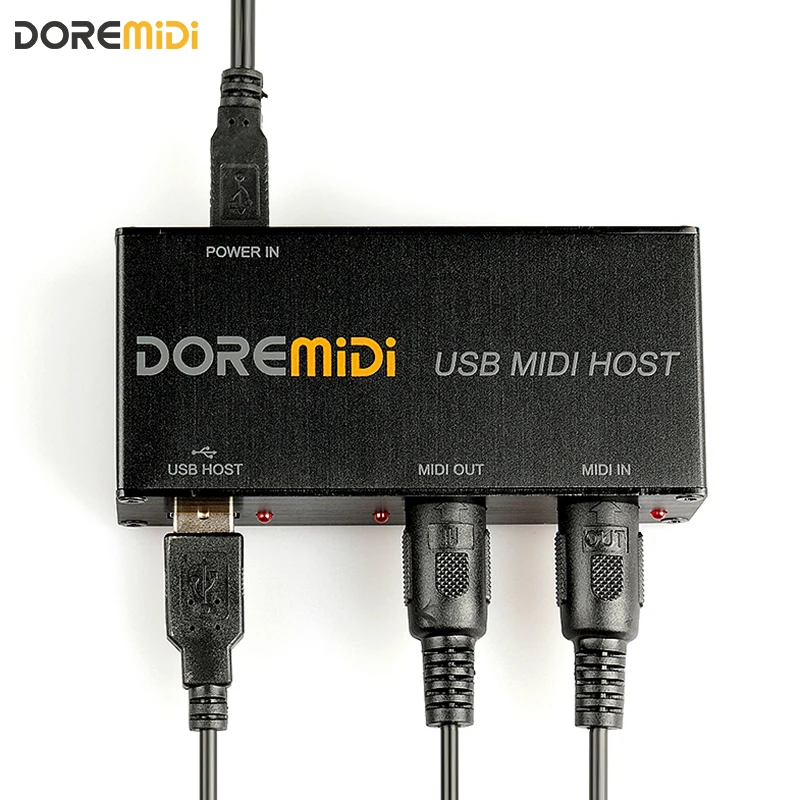 

USB MIDI Host Box MIDI Host Converter Convert The MIDI Device Interface of A Musical Instrument Into A Common 5-pinMIDIInterface