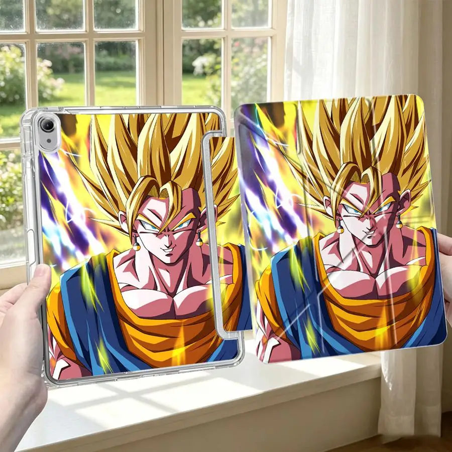 DragonS BallS GokuS Tablet Case For iPad 9th 11th Pro 13 2025 2026 12th Air 8 M2 M3 3 Mini 7 6 5 10th Gen With Pen Slot Cover