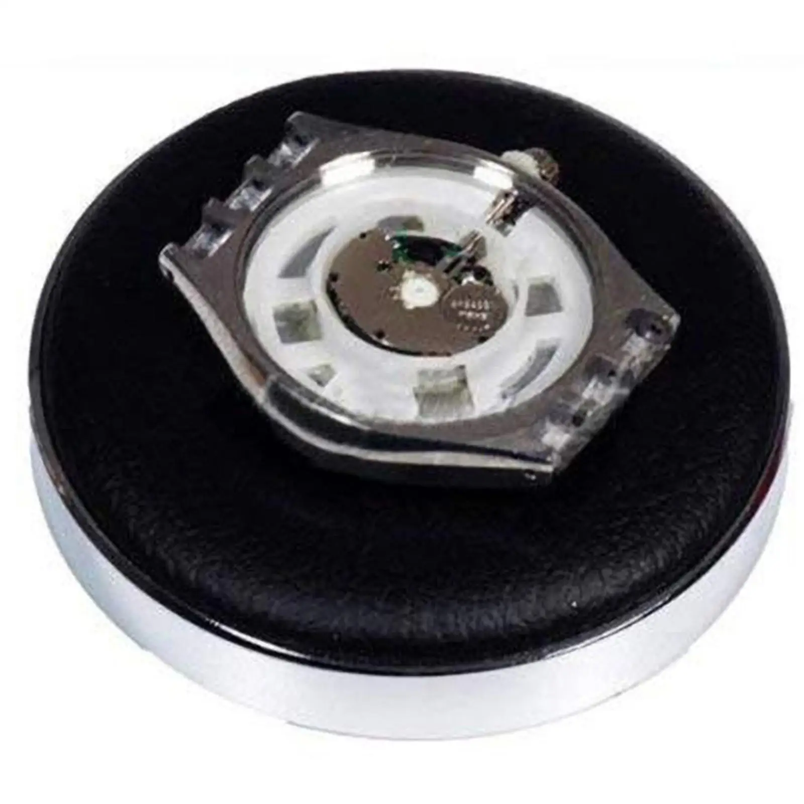 Multipurpose Watch Repair Mat Round PU Leather Pad for Spare Parts for Watches and Maintenance Kit