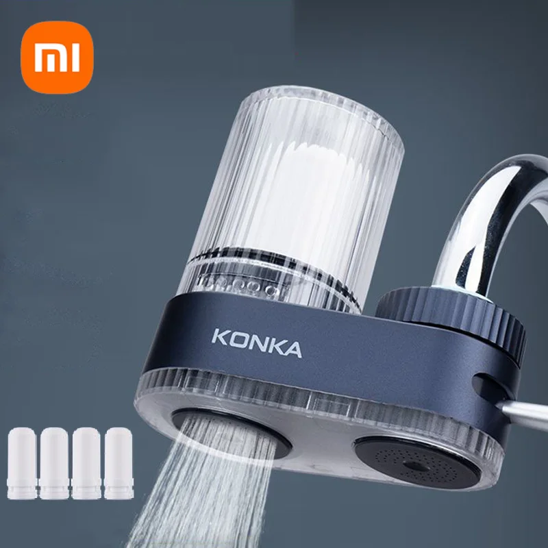 Xiaomi KONKA Water Purifier Faucet Filter Home Kitchen Universal Element Filter Multiple Filtering Replaceable Filter Element