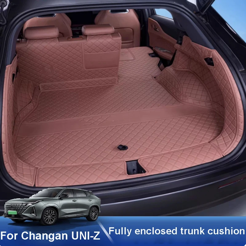 

Для Changan UNI-Z UNIZ 2024 2025 автомобильная полностью закрытая подушка багажника кожаные устойчивые к царапинам грязеотталкивающие аксессуары