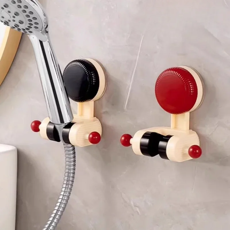 

"360 ° Регулируемый держатель для душа — без сверлильного всасывающего кронштейна, поворотный и регулируемый по высоте, водонепроницаемый дизайн / прочная ручка"