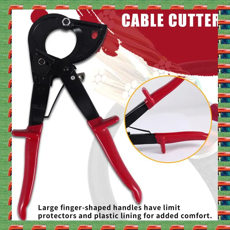 

ABMO HS-325A 240Mm2 Ratcheting Ratchet Cable Cutter Germany Design Wire Cutter
