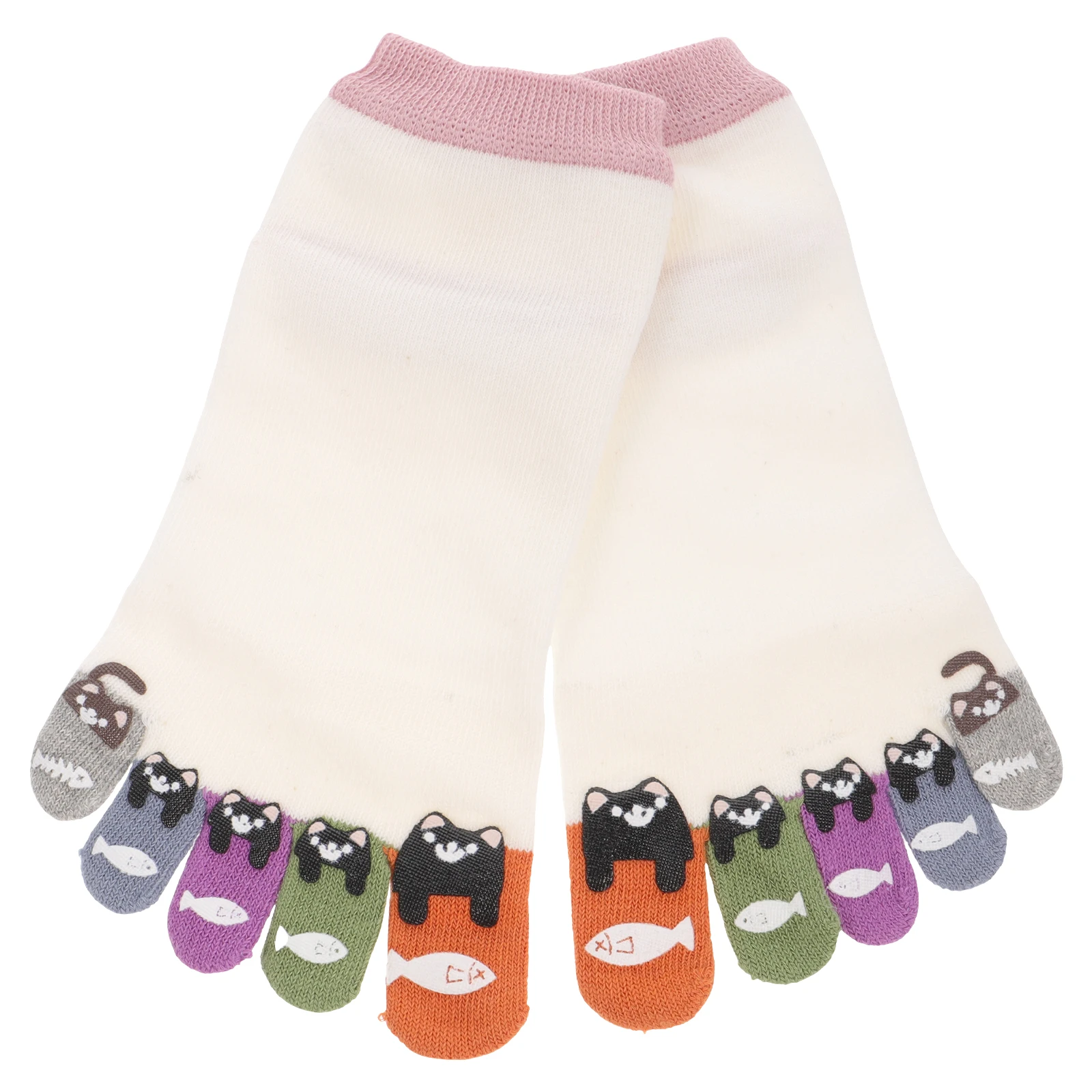 

-finger Socks Gym Sports Cute Toe Five-toed Japanese Women Ankle Miss