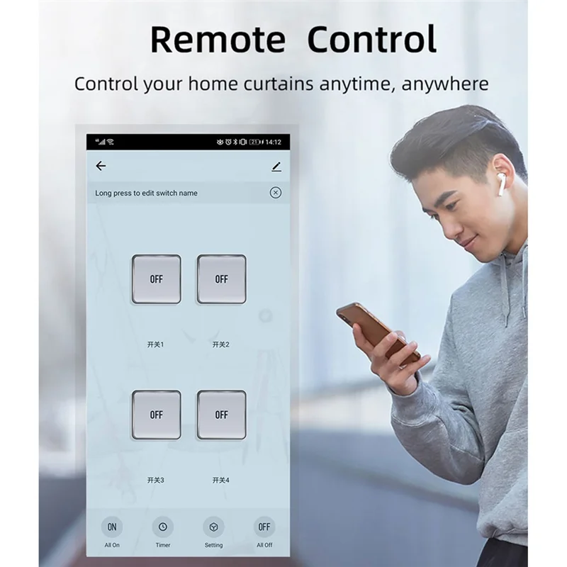 HFES Tuya Zigbee 2CH Smart Relay Switch Sensor AC85-250V Switch Access Control Relay Controller With Shell