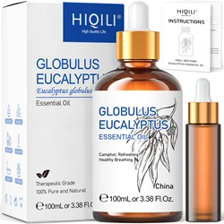 HIQILI-aceites esenciales de eucalipto, vainilla, incienso, menta, sándalo, rosa, difusor, humidificador, fabricación de velas, masaje, 100ML