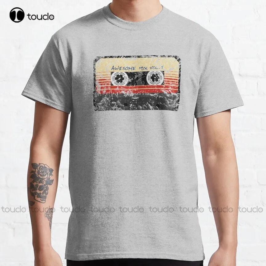 Awesome Mix Tape Vol.1 Classic T-Shirt men's shirts Custom aldult Teen unisex digital printing xs-5xl All seasons cotton