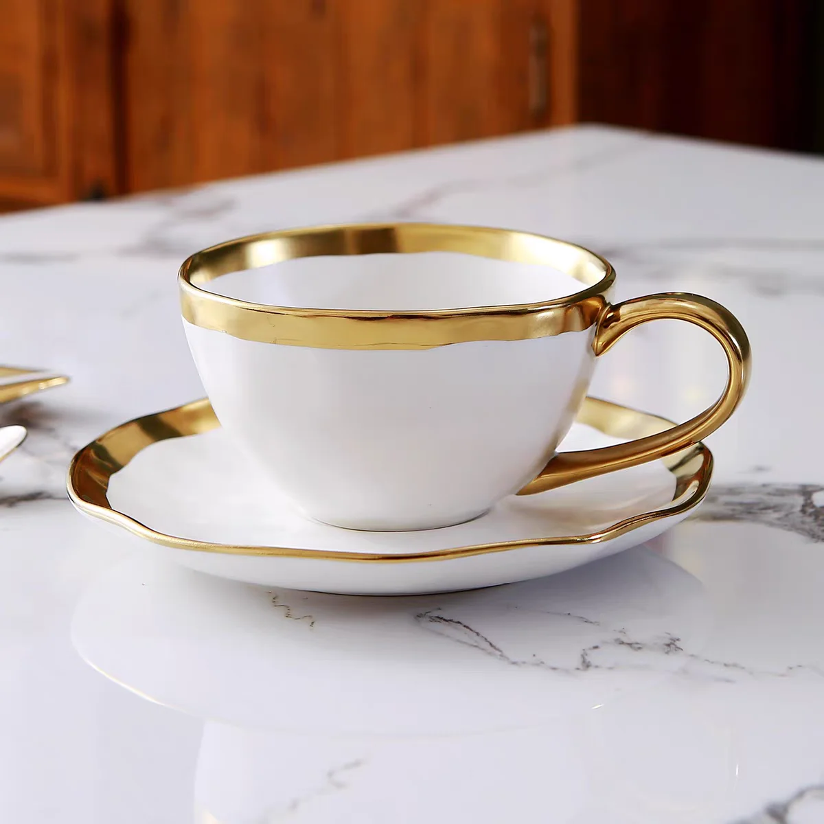 Ceramic Mug Afternoon Tea Cups Phnom Penh Ceramic Coffee Cup and Saucer Set Milk Mug Breakfast Cups Water Glasses Milk Teacup