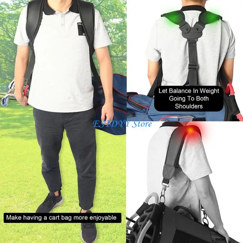 G6DE Multifunctional Polyester Golf Bag Shoulder Strap Replacement Straps for Easy Adjustment and Enhanced Durability