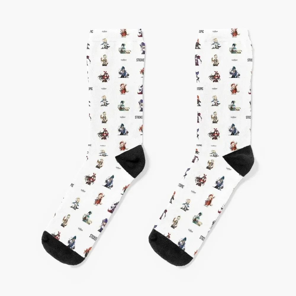 

Genshin Impact Character Pack Socks set luxe soccer anti-slip Run Designer Man Socks Women's
