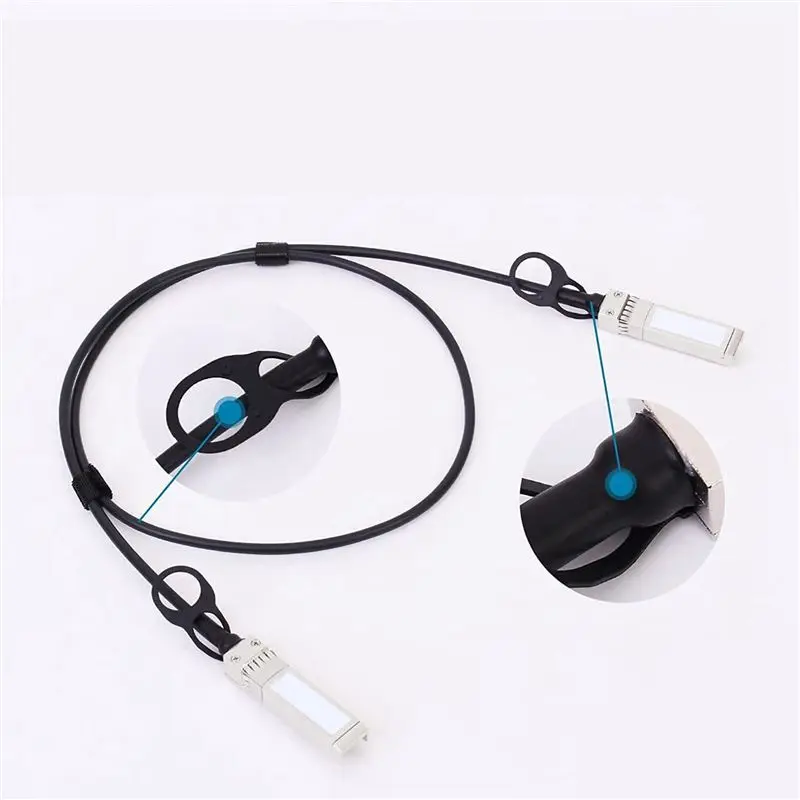 ABRI-6X 10G SFP+ Twinax Cable, Direct Attach Copper(DAC) 10GBASE SFP Passive Cable For SFP-H10GB-CU1M,Ubiquiti,D-Link(1M)