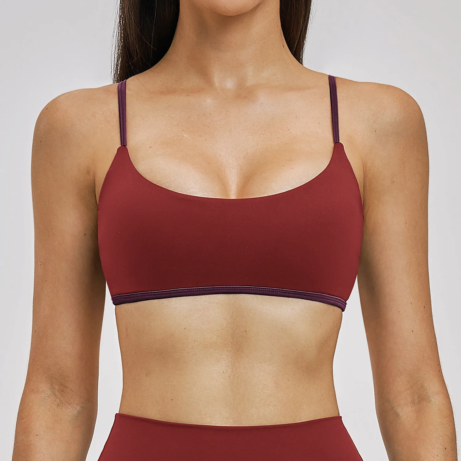 섹시 여성 스포츠 브라 푸쉬업 피트니스 탑 요가 브라 - Bralette Triangle Set 리뷰 및 가격