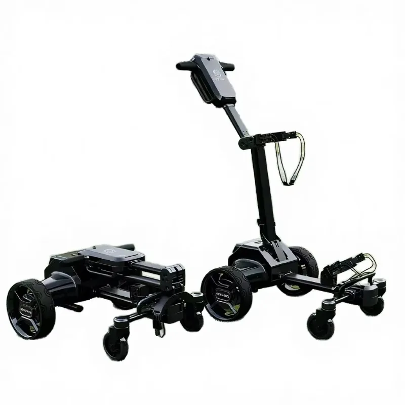 

Customized Foldable Lithium Battery Aluminum Alloy 200W Motor Electric Smart Trolley Golf