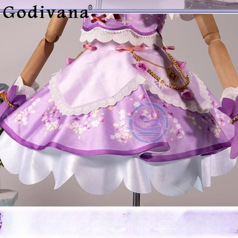 بدلة تنكري للنشاط النسائي، بدلة كوس بأكمام قصيرة من الدانتيل، مجموعة تنورة لعب الأدوار، ملابس الأميرة الموحدة للفتيات